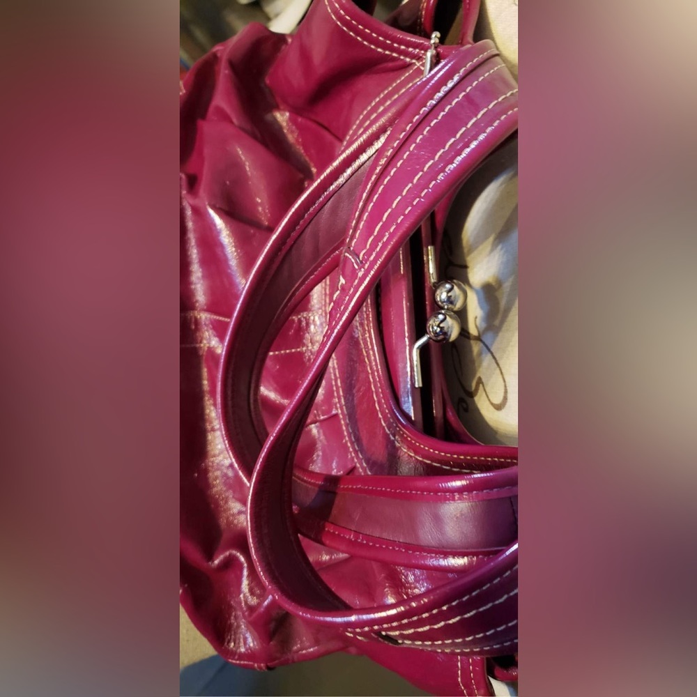 Coach bag vintage ergo Purple bag - Picture 2 of 14